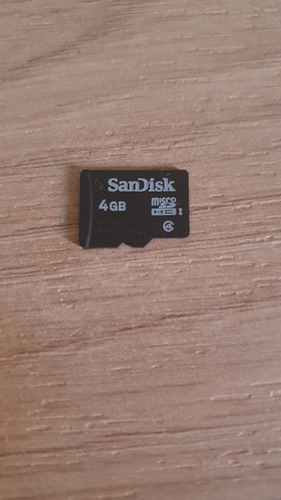 Memoria Microsd Sandisk 4gb