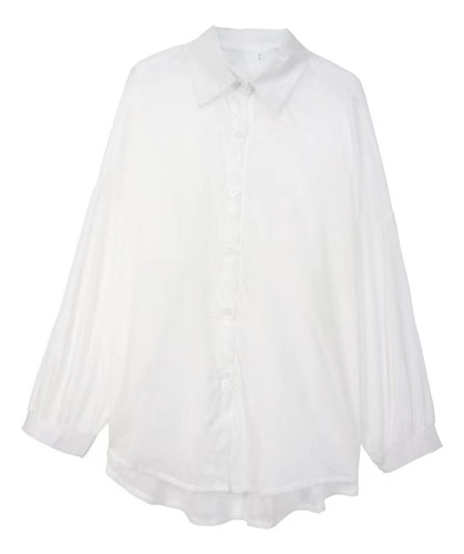 Suéter De Sol Para Mujer, Blusa De Gasa Fresca Y Elegante