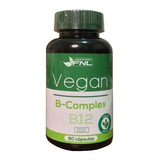 Vegan B Complex Vegano Complejo B Vitamina B12 X 90 Capsulas