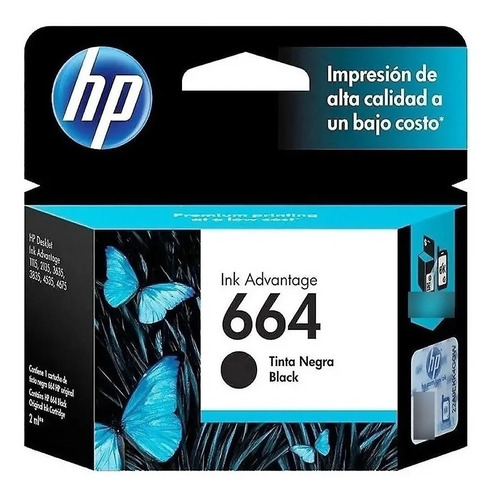 Cartucho Hp 664 Negro 1115 2135 2675 3635 4535 4675 Original