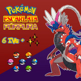 Paquete De 10 Pokemon Shiny Competitivos Escarlata Y Purpura