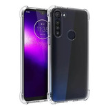 Funda Tpu Transparente Para Motorola G8 Power + Vidrio 9d