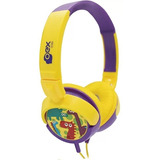 Fone De Ouvido Head Fone Infantil Kids Cor Amarelo Cor Da Luz N/a