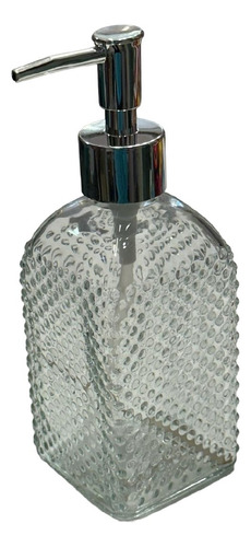 Dispenser Vidrio Jabón Líquido Shampoo Detergente 450 Ml