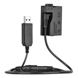 Batería Ficticia Dr-e8 Con Cable Adaptador Usb De Banco De A