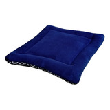 Colchão Para Pets Médios Colchonete 55x60 Pra Casinha N 4 Cor Azul-marinho