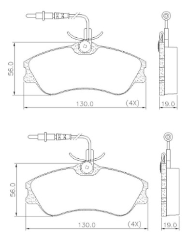 Pastillas De Freno Delantera Citroen Xsara Picasso Fras-le Foto 2