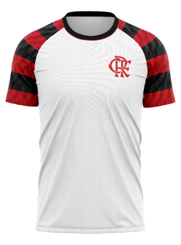 Camisa Infantil Flamengo Símbolo Branca Licenciada