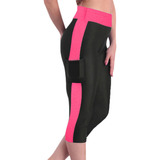 Leggings Tipo Capris De Cintura Alta Para Mujer, De Cintura