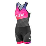 Trisuit Liv Signature Tri Suit Black/white T-sm