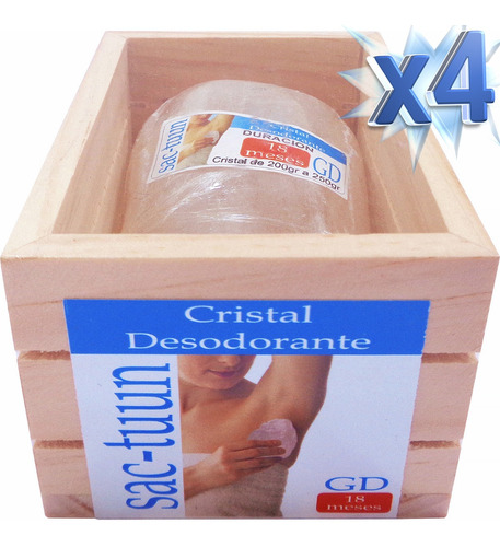 Desodorante Natural Sac-tuun Caja Grande Alta Duración