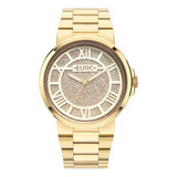 Relógio Euro Feminino Eu2033cf/4d Brilho Dourado