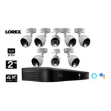 Lorex 8 Canales 8 Cámaras 4k Con Luz Dvr 2tb Vn Alexa Google
