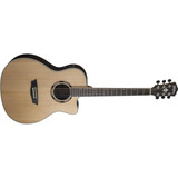 Guitarra Electroacústica Washburn Ag70ce Natural