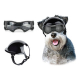 Casco Y Gafas De Sol Para Perro Pequeño Y Mediano