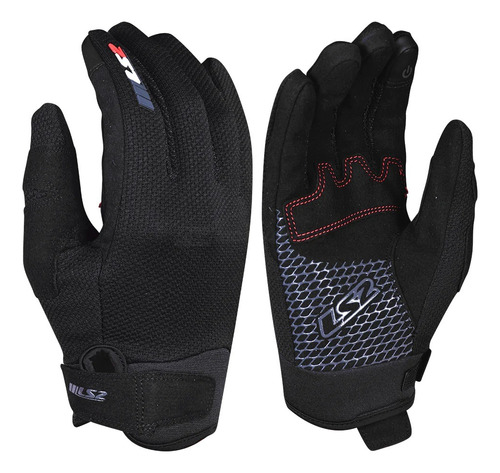 Guantes Ls2 Cool Verano Protecciones Ventilados Touch Md!