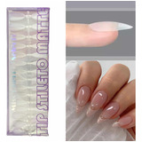 Tips Soft Gel Completo Forma Stiletto #12 Uñas Miss Cherry