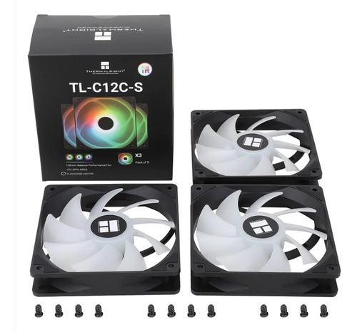 Ventiladores Argb Pack De 3 Fans Negros Thermalright Cpu