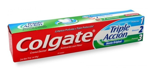  Pasta Dientes Colgate Triple Acción Pack X 4 Unidades