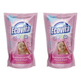 Suavizante Ecovita Baby Care En Doypack 900 Ml Pack X2u