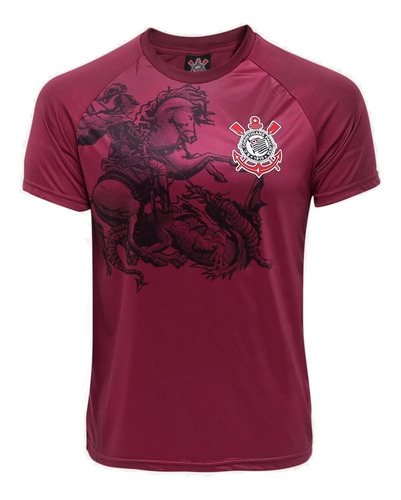 Camisa Sao Jorge Corinthians Timao Campeao Vinho Licenciada