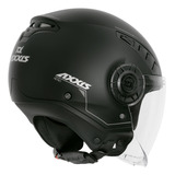 Capacete Aberto Axxis Metro Blade Preto Fosco 