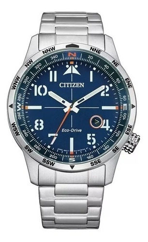 Reloj Citizen Man Aviator Eco-drive Bm7550-52l E-watch