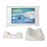 Travesseiro Ortopédico Anatomico Cervical Lavável Conforto