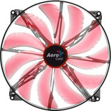 Ventilador Aerocool Silent Master 200mm Red Led Cooling Fan 