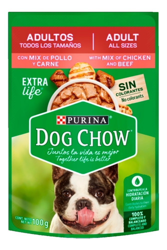 Sobres Para Perro Dog Chow 40 Pzs 100gr Msi