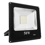 Reflector Led 50w Exterior Alta Potencia Multiled Ip66 Frio