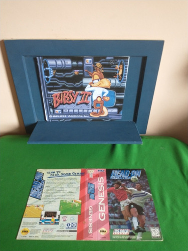 Mega Drive Genesis Head On Soccer Caixa Recortada Original