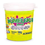 Slime Kimeleka Glitter 180g Art Kids Amarelo 