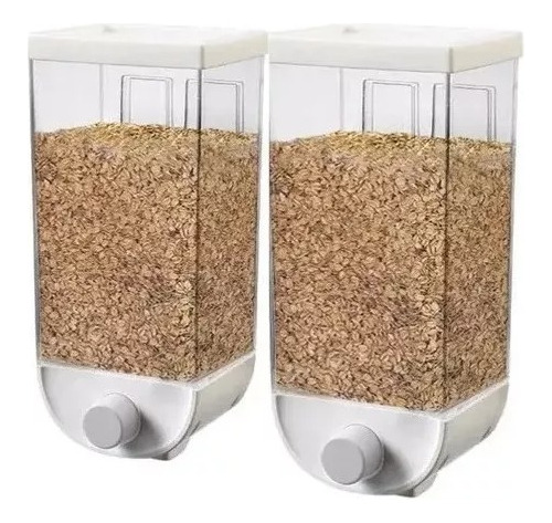 Kit 4 Dispensadores Semillas Cereales Despachador Alimentos