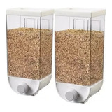 Kit 2 Dispensadores Semillas Cereales Despachador Alimentos