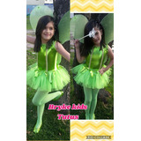 Disfraz Disfraces Tutu Niña Tinkerbell Campanita