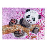 Kit De Pintura De Diamantes Juegos Decorativo Panda 5d Diy