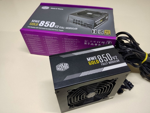 Fonte 850w Cooler Master Mwe Gold V2 80 Plus Gold Full Mod.