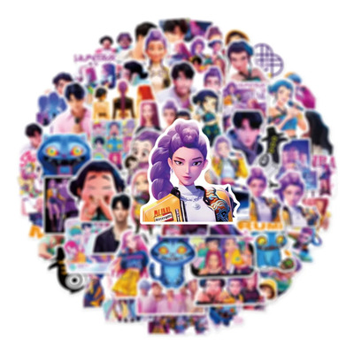 230 Pegatinas K-pop Demon Hunters, Pvc Impermeable