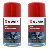 Kit 2 Limpa Ar Condicionado Carro Novo 145ml Wurth