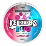 Pastillas Ice Breakers Duo Sin Azúcar Sabor Frambuesa 36 G