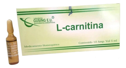 L Carnitina Inyectabl Quemador - Unidad a $8590