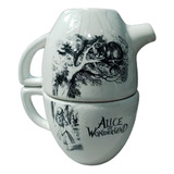 Tetera + Taza Alicia En El Pais De Las Maravillas Arbol