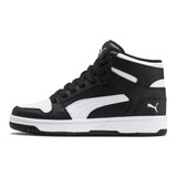 Tenis Puma Rebound Lay Up Jnr O Dama Negro/blanco P