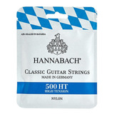 Hannabach Serie 500 Tensión Alta Cuerdas Para Guitarra