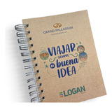 100 Cuadernos Ecologicos Kraft Impresos Personalizados Dura