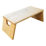 Mesa Suporte Dobravel De Notebook De Madeira De Pinus 80x29