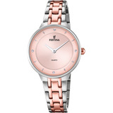 Reloj Festina Mujer F20626/2 Acero Combinado Rosé Color De La Malla Plateado Combinado Rosé Color Del Bisel Plateado Color Del Fondo Rosa