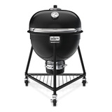 Weber Summit Kamado E6 - Parrilla De Carbón, Color Negro