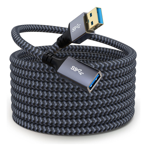 Hisatey Cable De Extensin Usb 3.0 De 20 Pies De Largo, Cable